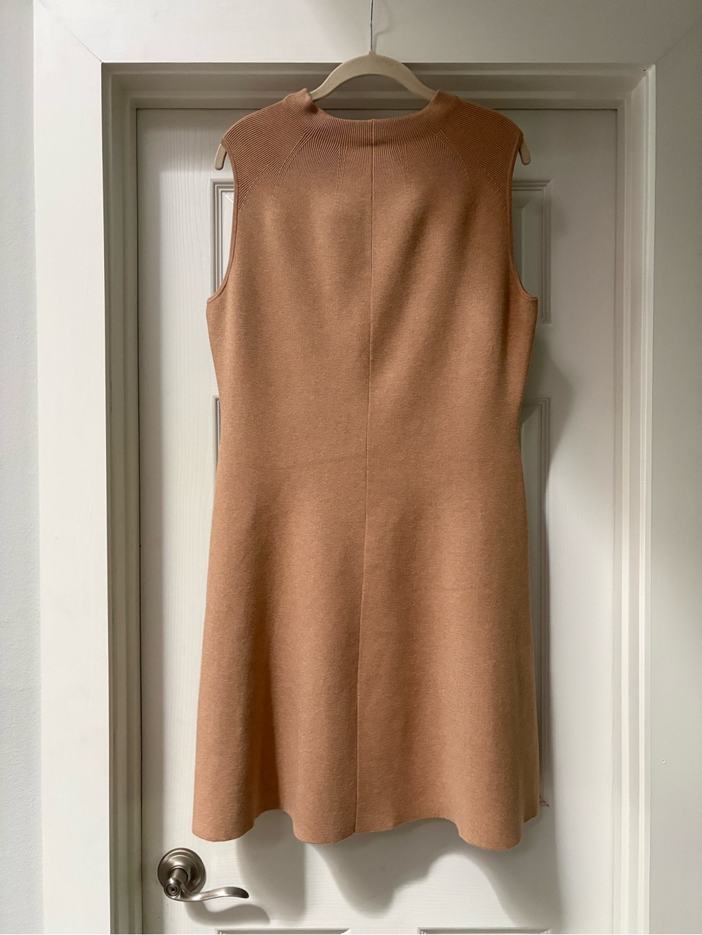 Club Monaco Sleeveless Midi Dress in Camel